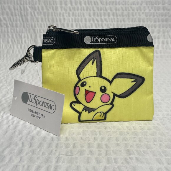 LeSportsac Pokemon Pichu Mini Coin Purse - NWT - Picture 1 of 5